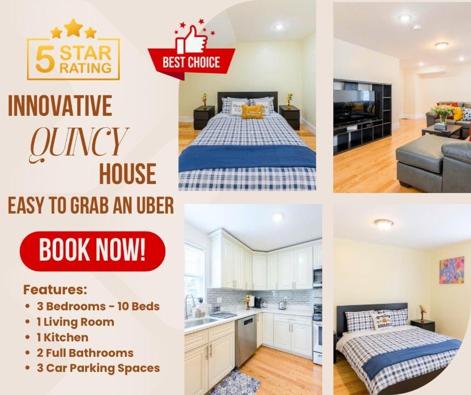 Апартаменти 37 - 3Br Quincy - Cozy Townhouse Near Blue Hills Екстер'єр фото